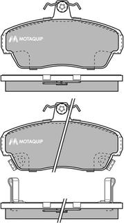 Motaquip LVXL763 - Тормозные колодки, дисковые, комплект autodnr.net