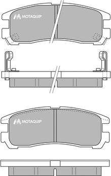Motaquip LVXL770 - Гальмівні колодки, дискові гальма autocars.com.ua