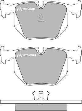 Motaquip LVXL777 - Гальмівні колодки, дискові гальма autocars.com.ua