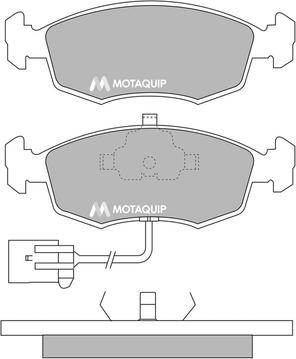 Motaquip LVXL780 - Гальмівні колодки, дискові гальма autocars.com.ua
