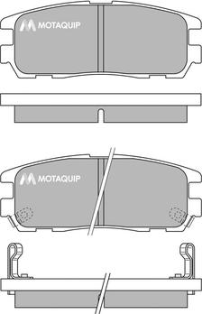 Motaquip LVXL786 - Гальмівні колодки, дискові гальма autocars.com.ua