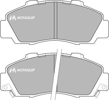 Motaquip LVXL877 - Гальмівні колодки, дискові гальма autocars.com.ua