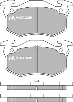 Motaquip LVXL976 - Гальмівні колодки, дискові гальма autocars.com.ua