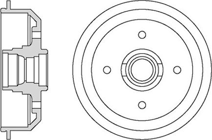 Motaquip VBD607 - Гальмівний барабан autocars.com.ua