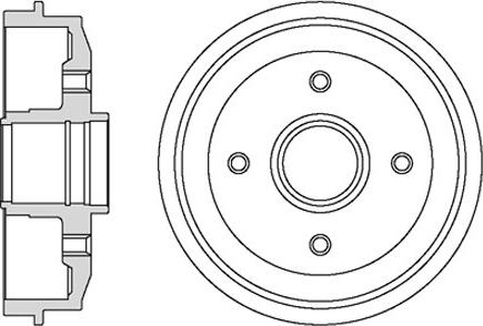 Motaquip VBD629 - Гальмівний барабан autocars.com.ua