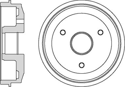 Motaquip VBD635 - Гальмівний барабан autocars.com.ua