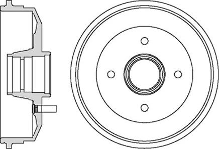 Motaquip VBD668 - Гальмівний барабан autocars.com.ua