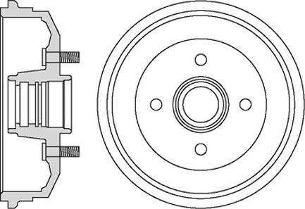 Motaquip VBD672 - Гальмівний барабан autocars.com.ua