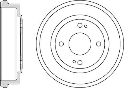 Motaquip VBD680 - Гальмівний барабан autocars.com.ua