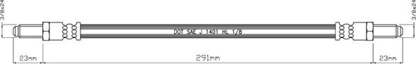 Motaquip VBH325 - Тормозной шланг autodnr.net