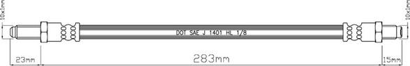 Motaquip VBH348 - Тормозной шланг autodnr.net