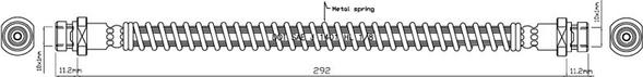 Motaquip VBH449 - Гальмівний шланг autocars.com.ua