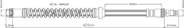 Motaquip VBH502 - Тормозной шланг autodnr.net