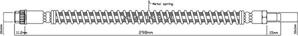 Motaquip VBH806 - Гальмівний шланг autocars.com.ua