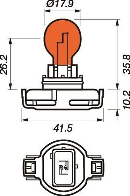 Motaquip VBU12188 - Лампа накаливания, фонарь указателя поворота autodnr.net