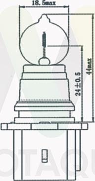 Motaquip VBU12278 - Лампа розжарювання, стоянкові вогні / габаритні ліхтарі autocars.com.ua