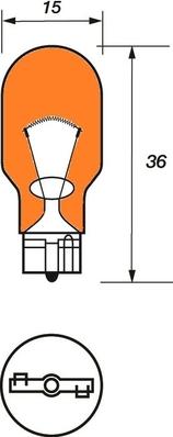 Motaquip VBU921A - Лампа розжарювання, ліхтар покажчика повороту autocars.com.ua