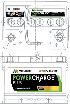 Motaquip VBY10 - Стартерна акумуляторна батарея, АКБ autocars.com.ua