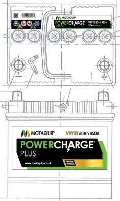 Motaquip VBY32 - Стартерна акумуляторна батарея, АКБ autocars.com.ua