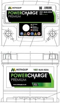 Motaquip VBZ1 - Стартерна акумуляторна батарея, АКБ autocars.com.ua