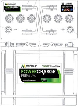 Motaquip VBZ655 - Стартерна акумуляторна батарея, АКБ autocars.com.ua