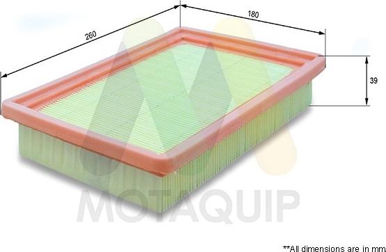 Motaquip VFA921 - Повітряний фільтр autocars.com.ua