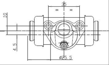 Motaquip VWC640 - Колесный тормозной цилиндр autodnr.net