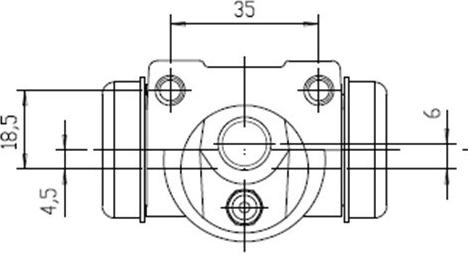 Motaquip VWC709 - Колесный тормозной цилиндр autodnr.net