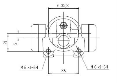 Motaquip VWC757 - Колісний гальмівний циліндр autocars.com.ua