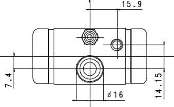 Motaquip VWC854 - Колісний гальмівний циліндр autocars.com.ua