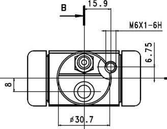 Motaquip VWC855 - Колісний гальмівний циліндр autocars.com.ua