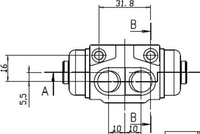 Motaquip VWC862 - Колісний гальмівний циліндр autocars.com.ua