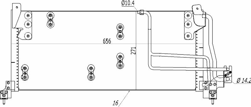 MOTRIO 8550509208 - Конденсатор, кондиціонер autocars.com.ua