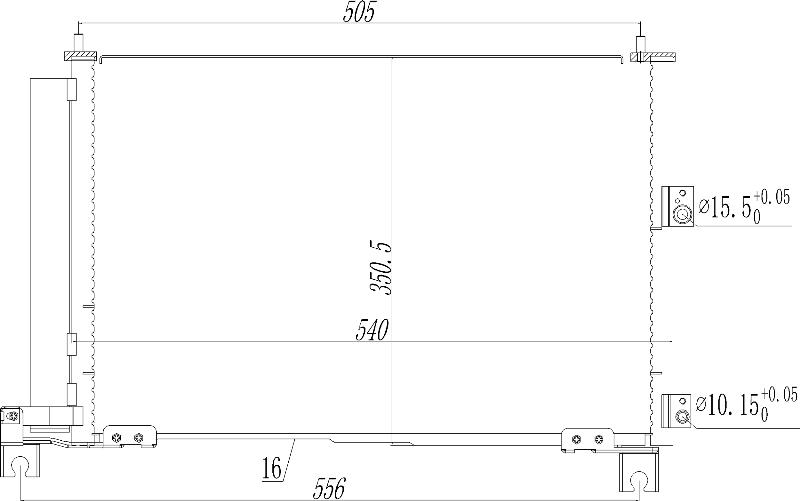 MOTRIO 8550509211 - Конденсатор, кондиціонер autocars.com.ua