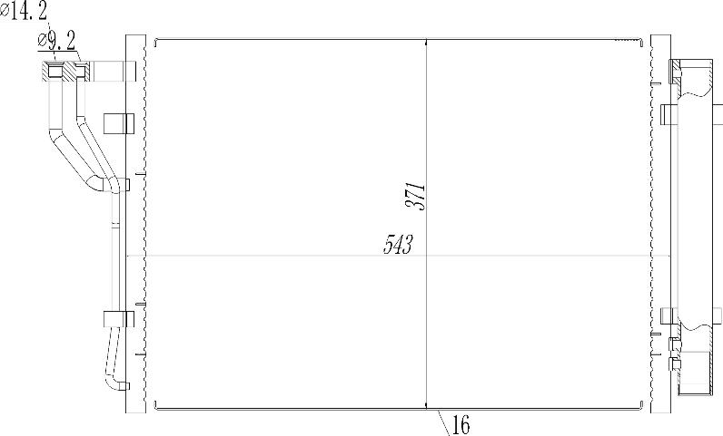 MOTRIO 8550509213 - Конденсатор, кондиціонер autocars.com.ua