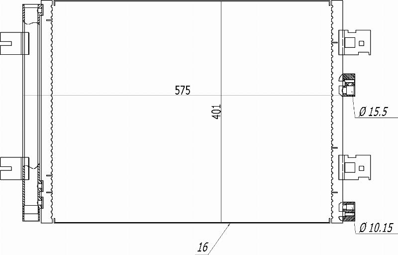 MOTRIO 8550509224 - Конденсатор, кондиціонер autocars.com.ua