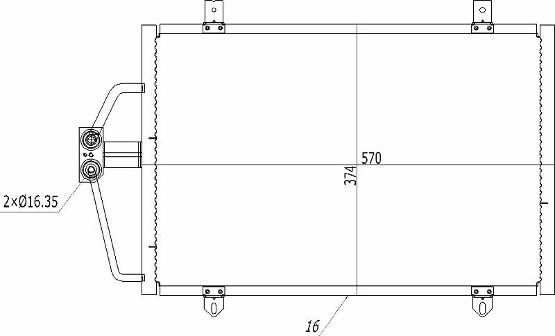 MOTRIO 8550509231 - Конденсатор, кондиціонер autocars.com.ua