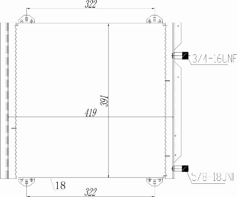 MOTRIO 8550509238 - Конденсатор, кондиціонер autocars.com.ua