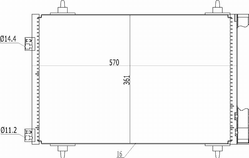 MOTRIO 8550509246 - Конденсатор, кондиціонер autocars.com.ua