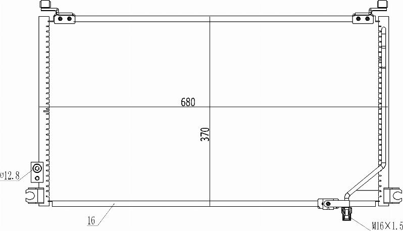 MOTRIO 8550509247 - Конденсатор, кондиціонер autocars.com.ua