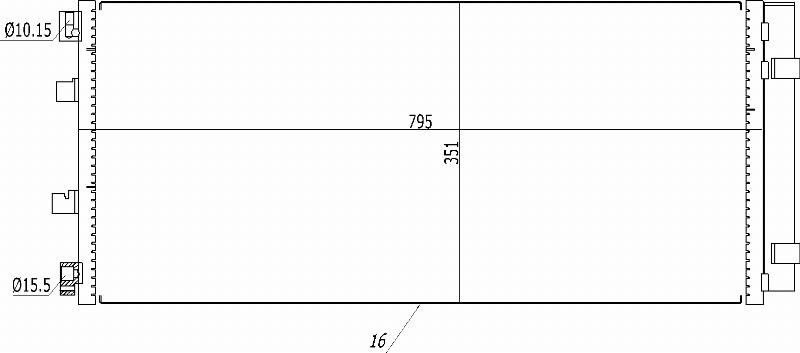 MOTRIO 8550509248 - Конденсатор, кондиціонер autocars.com.ua