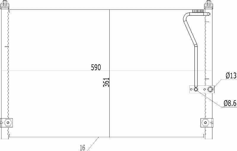 MOTRIO 8550509260 - Конденсатор, кондиціонер autocars.com.ua