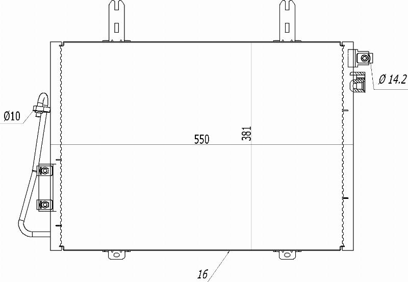 MOTRIO 8550509272 - Конденсатор, кондиціонер autocars.com.ua