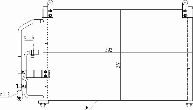 MOTRIO 8550509275 - Конденсатор, кондиціонер autocars.com.ua