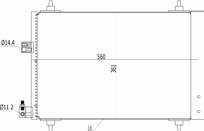 MOTRIO 8550509306 - Конденсатор, кондиціонер autocars.com.ua