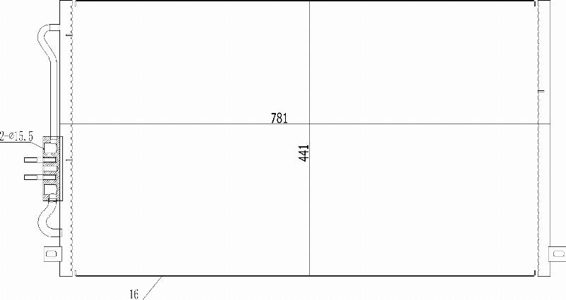 MOTRIO 8550509326 - Конденсатор, кондиціонер autocars.com.ua