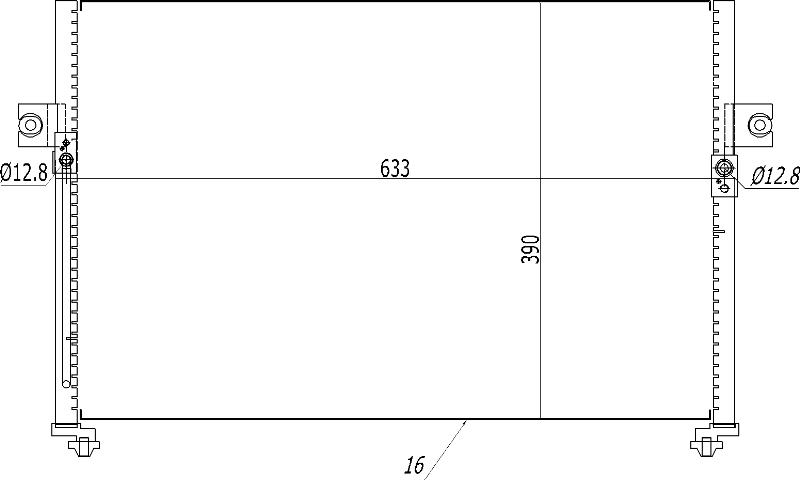 MOTRIO 8550509345 - Конденсатор, кондиціонер autocars.com.ua