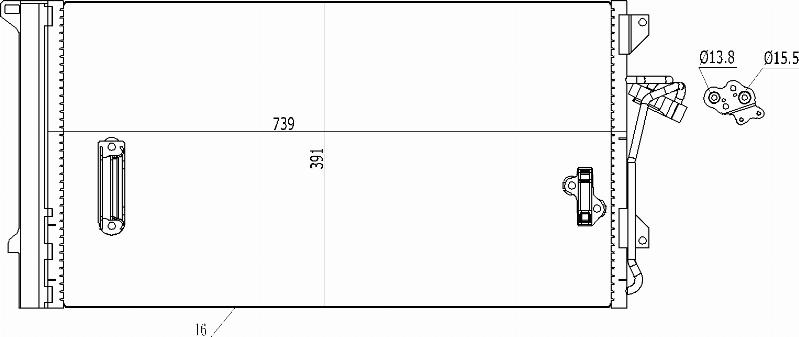 MOTRIO 8550509372 - Конденсатор, кондиціонер autocars.com.ua