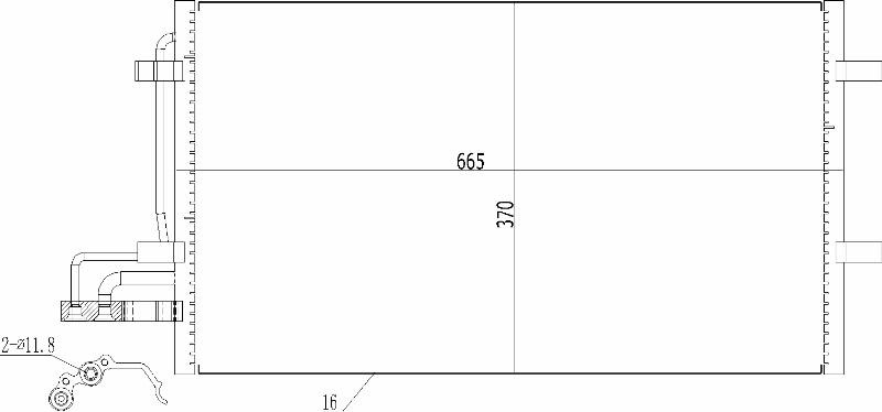 MOTRIO 8550509379 - Конденсатор, кондиціонер autocars.com.ua