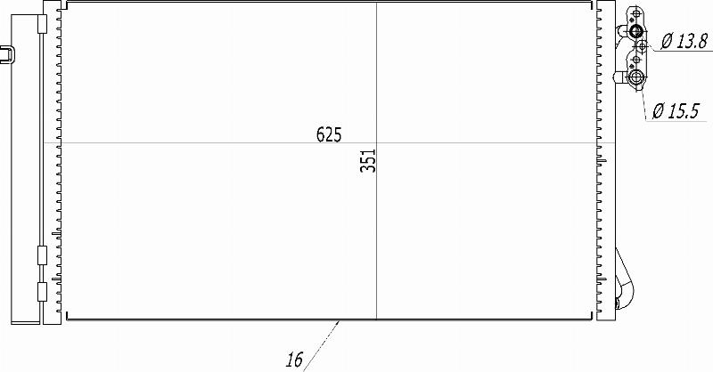 MOTRIO 8550509406 - Конденсатор, кондиціонер autocars.com.ua